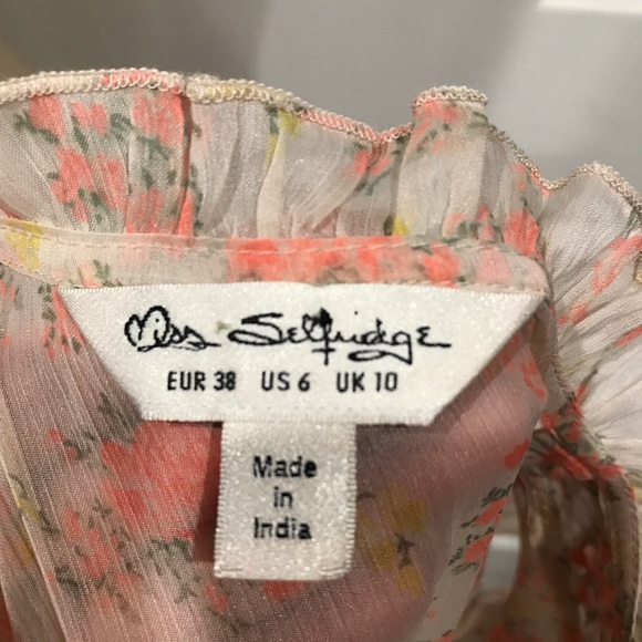 MISS SELFRIDGE | Bohemian Maxi Dress Size 6 - Picture 8 of 8